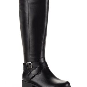 Style & Co. Black Over the Knee Boots
